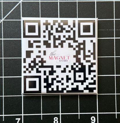 QR Code Magnets - 9 count